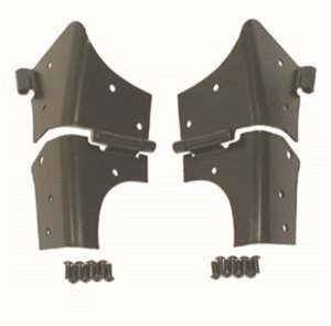 Jeep Wrangler Windshield Hinge - Rugged Ridge - Direct Fit - Black - `97-`06